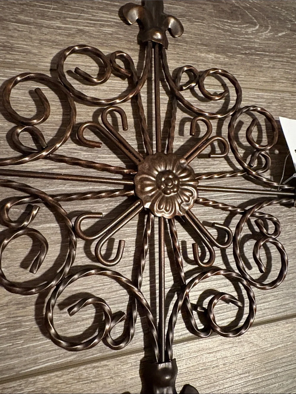 Set of Two Lavish Home Decorative Wall Mounts - Dark Bronze NIB